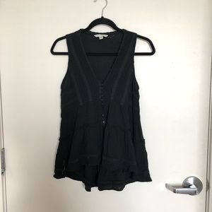 American Eagle black tunic tank